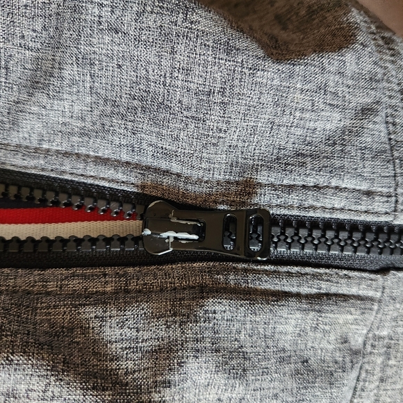 Tommy Hilfiger Boys Gre Fleece Waterproof Windbreaker Hooded Coat - Size Medium - Picture 7 of 9